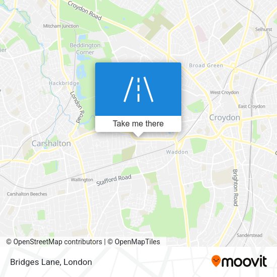 Bridges Lane map