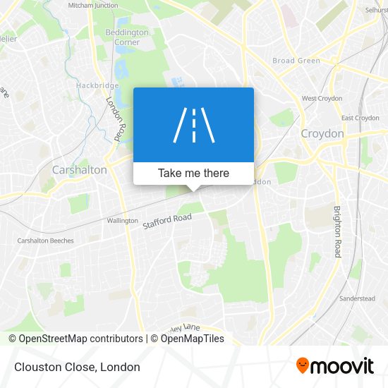 Clouston Close map