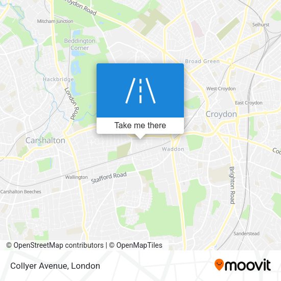 Collyer Avenue map