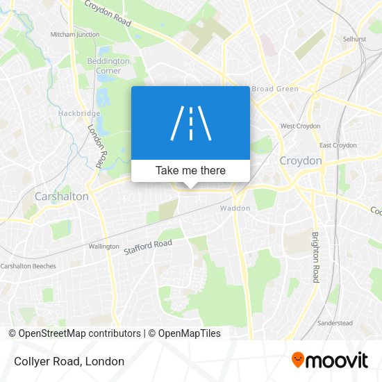 Collyer Road map