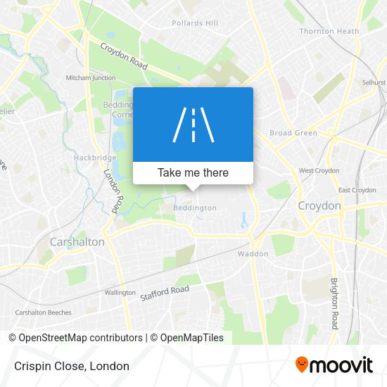 Crispin Close map
