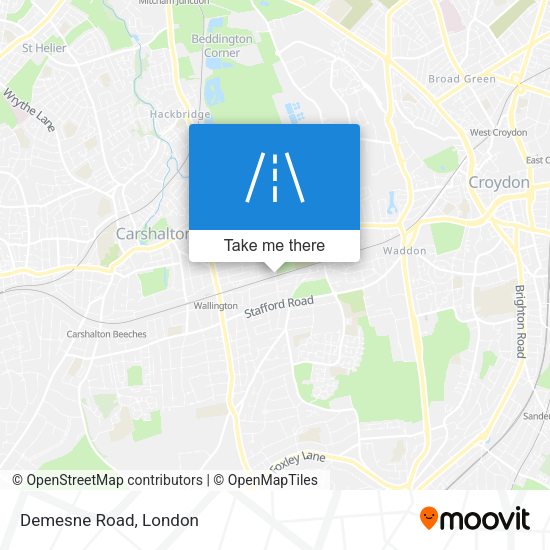 Demesne Road map