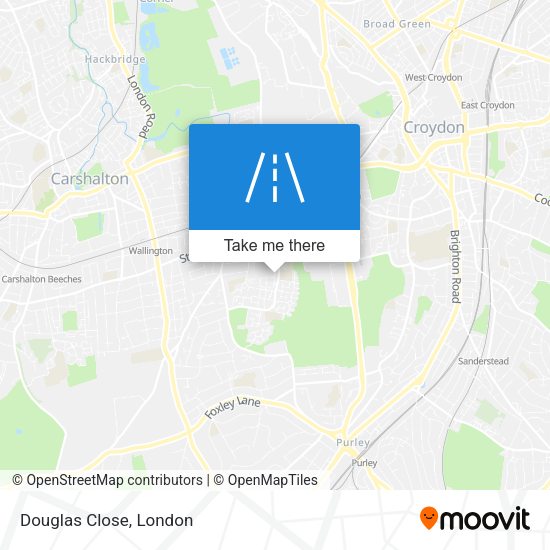 Douglas Close map
