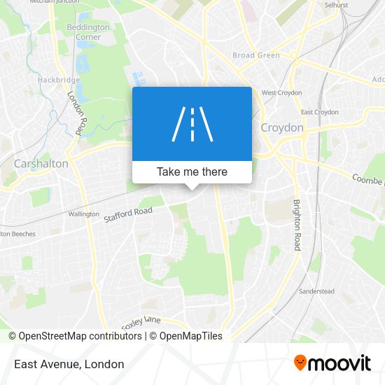 East Avenue map