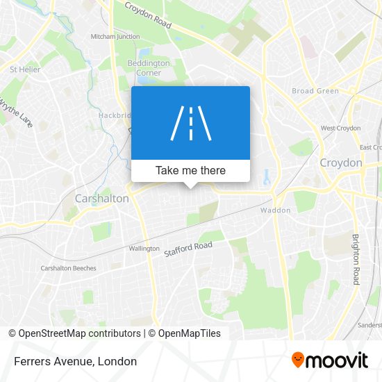 Ferrers Avenue map