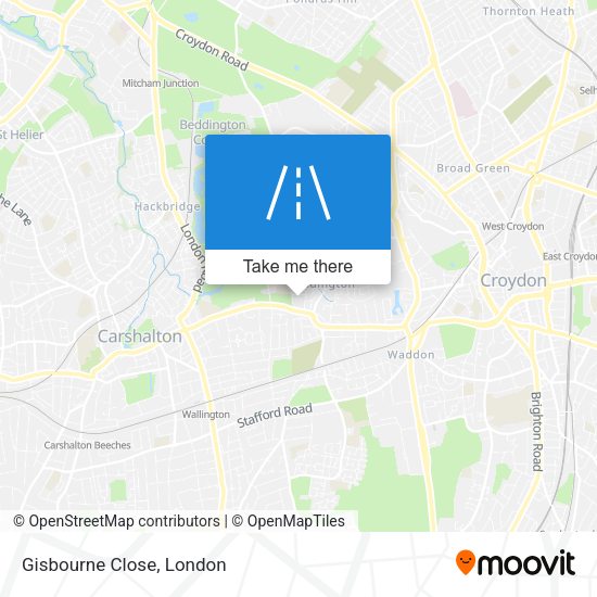 Gisbourne Close map