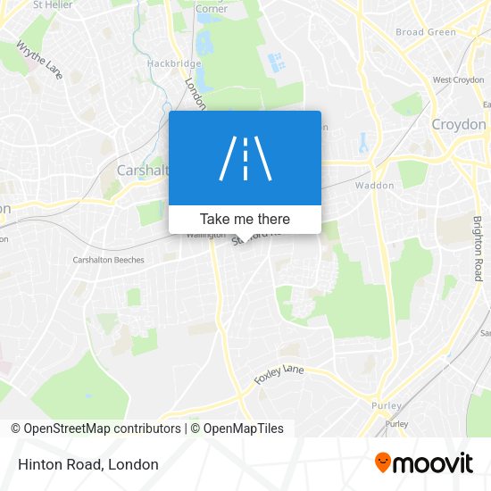 Hinton Road map