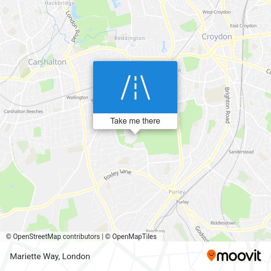 Mariette Way map