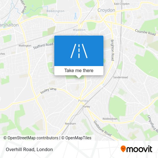 Overhill Road map