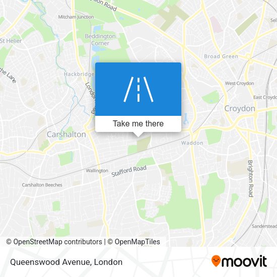 Queenswood Avenue map