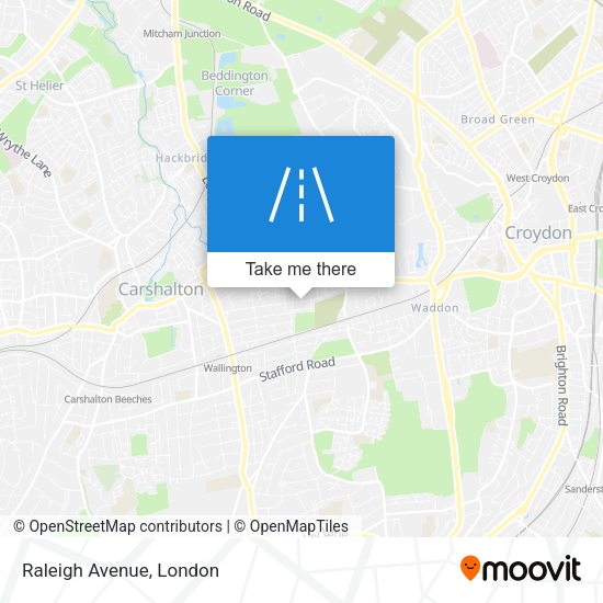 Raleigh Avenue map