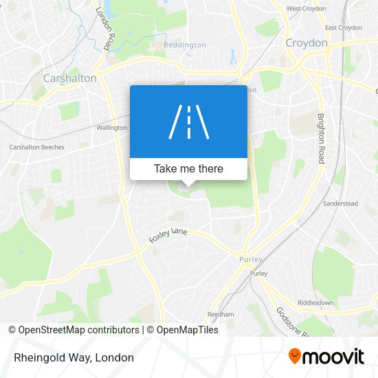 Rheingold Way map