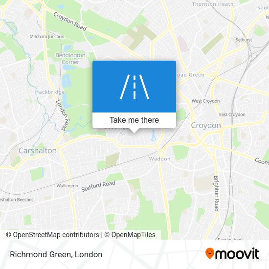 Richmond Green map