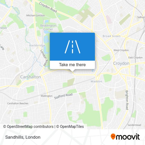 Sandhills map