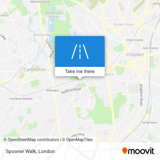 Spooner Walk map