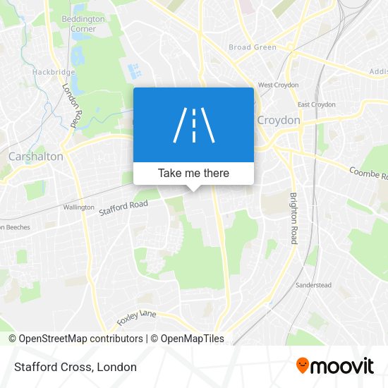 Stafford Cross map