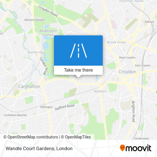 Wandle Court Gardens map