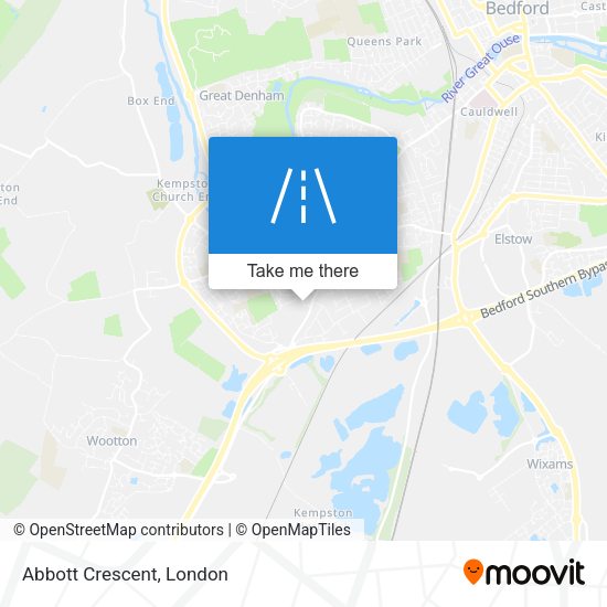 Abbott Crescent map