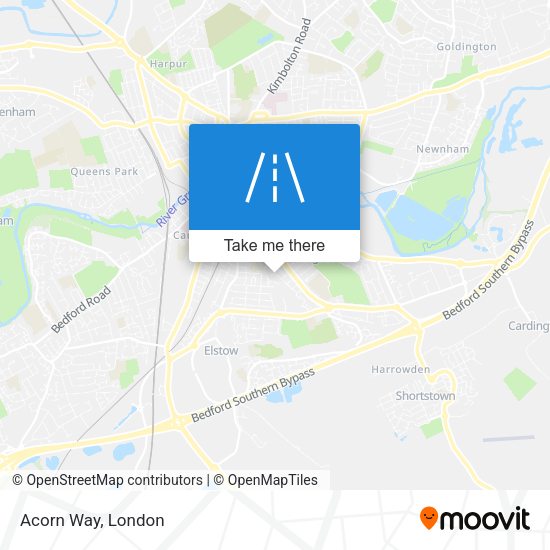 Acorn Way map