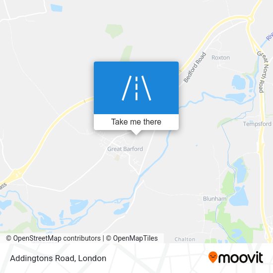 Addingtons Road map