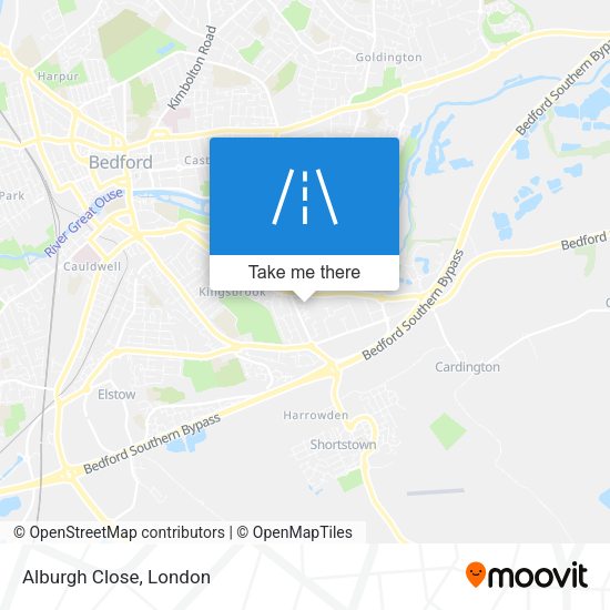 Alburgh Close map