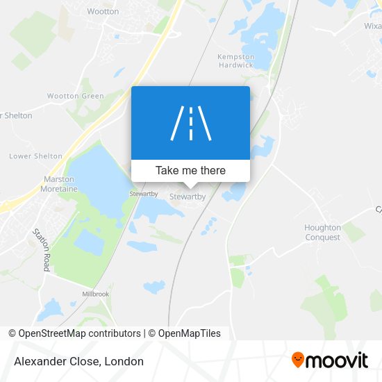 Alexander Close map
