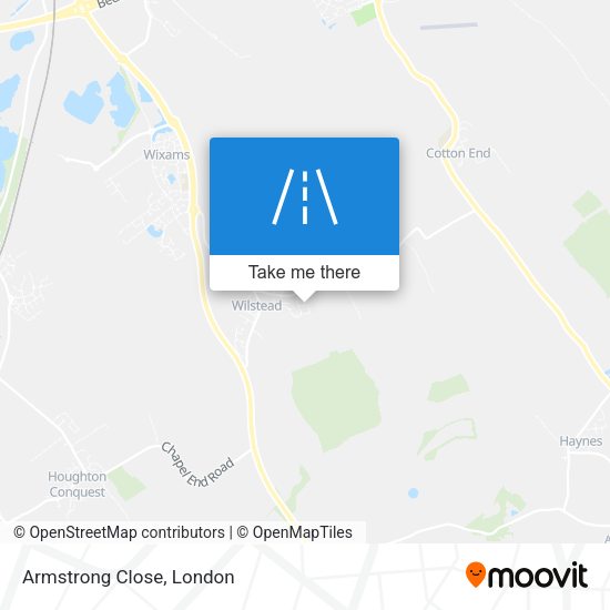 Armstrong Close map