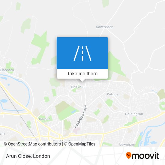 Arun Close map