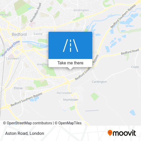 Aston Road map
