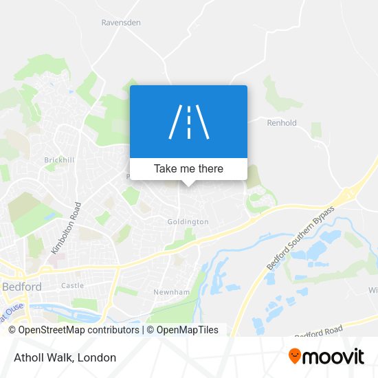 Atholl Walk map