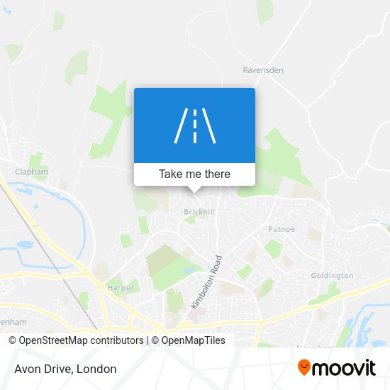 Avon Drive map