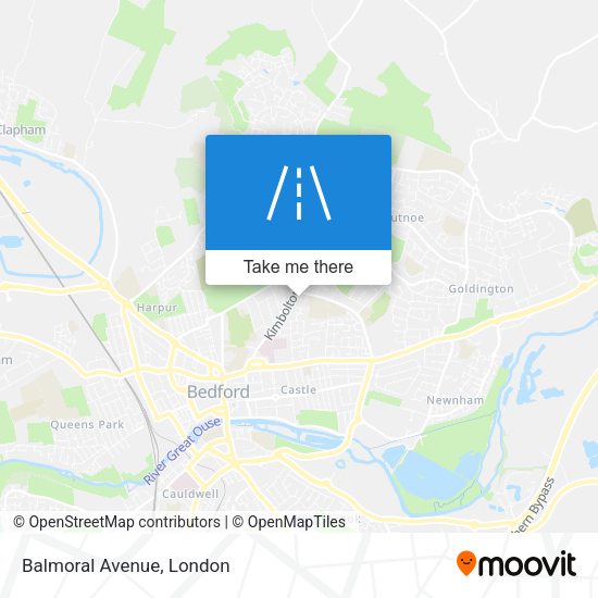 Balmoral Avenue map