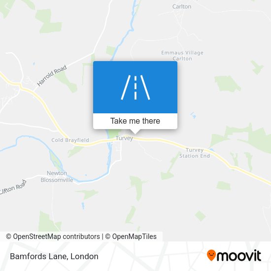 Bamfords Lane map