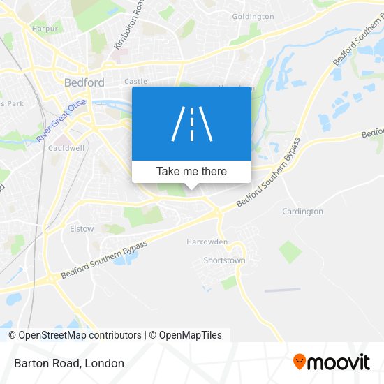 Barton Road map