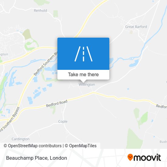 Beauchamp Place map