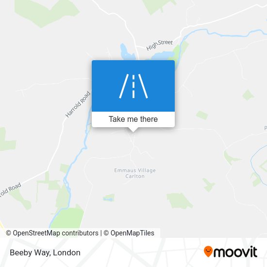 Beeby Way map