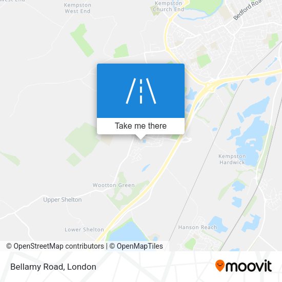 Bellamy Road map