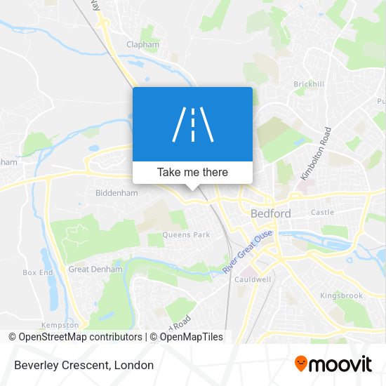 Beverley Crescent map