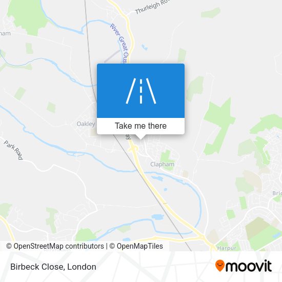 Birbeck Close map