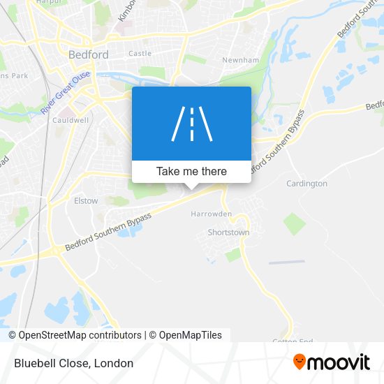Bluebell Close map
