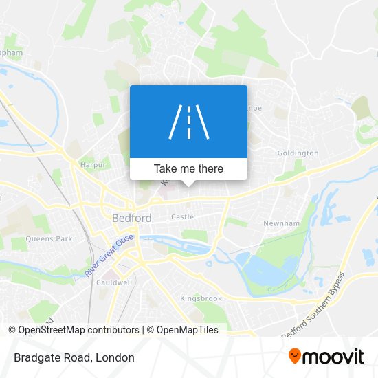 Bradgate Road map