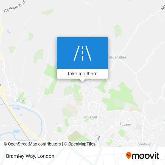 Bramley Way map
