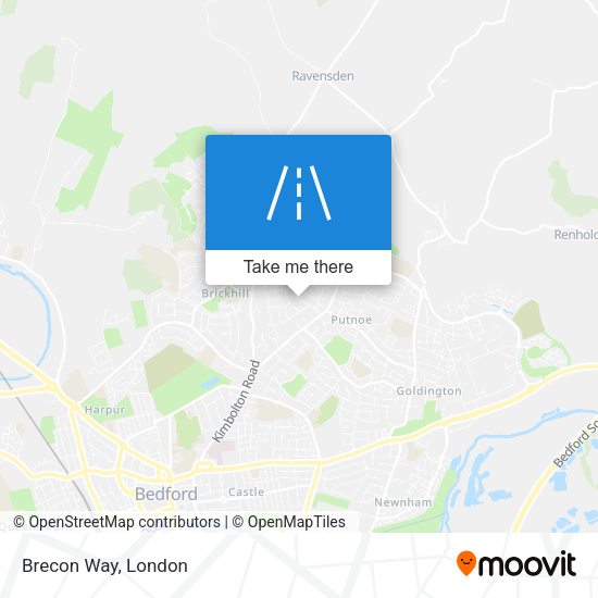 Brecon Way map