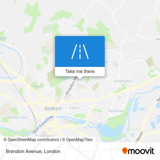 Brendon Avenue map