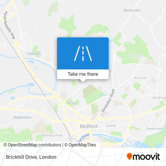 Brickhill Drive map