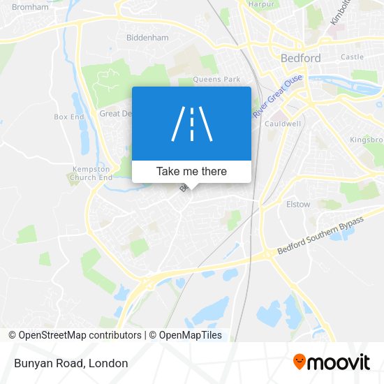 Bunyan Road map
