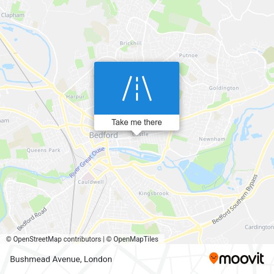 Bushmead Avenue map