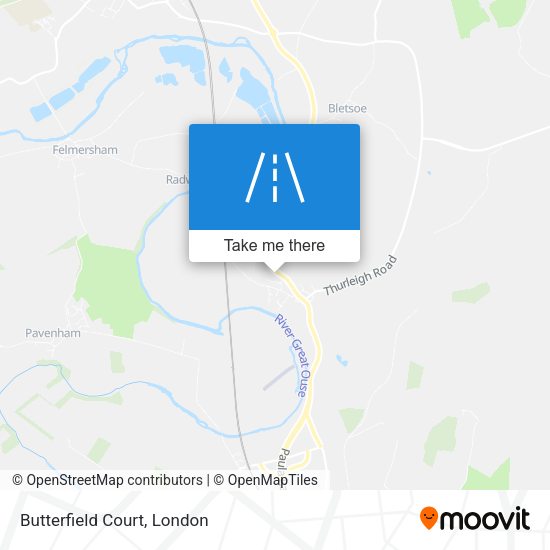 Butterfield Court map