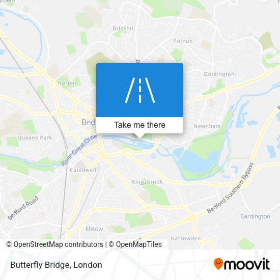 Butterfly Bridge map