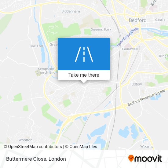 Buttermere Close map